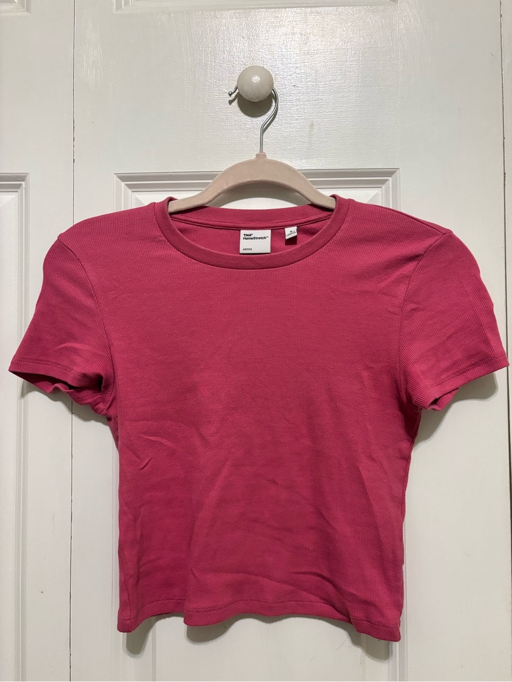 Aritzia Pink Baby Tee Shirt